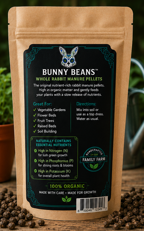 Bunny Beans™ - 1 lb Premium Organic Rabbit Manure